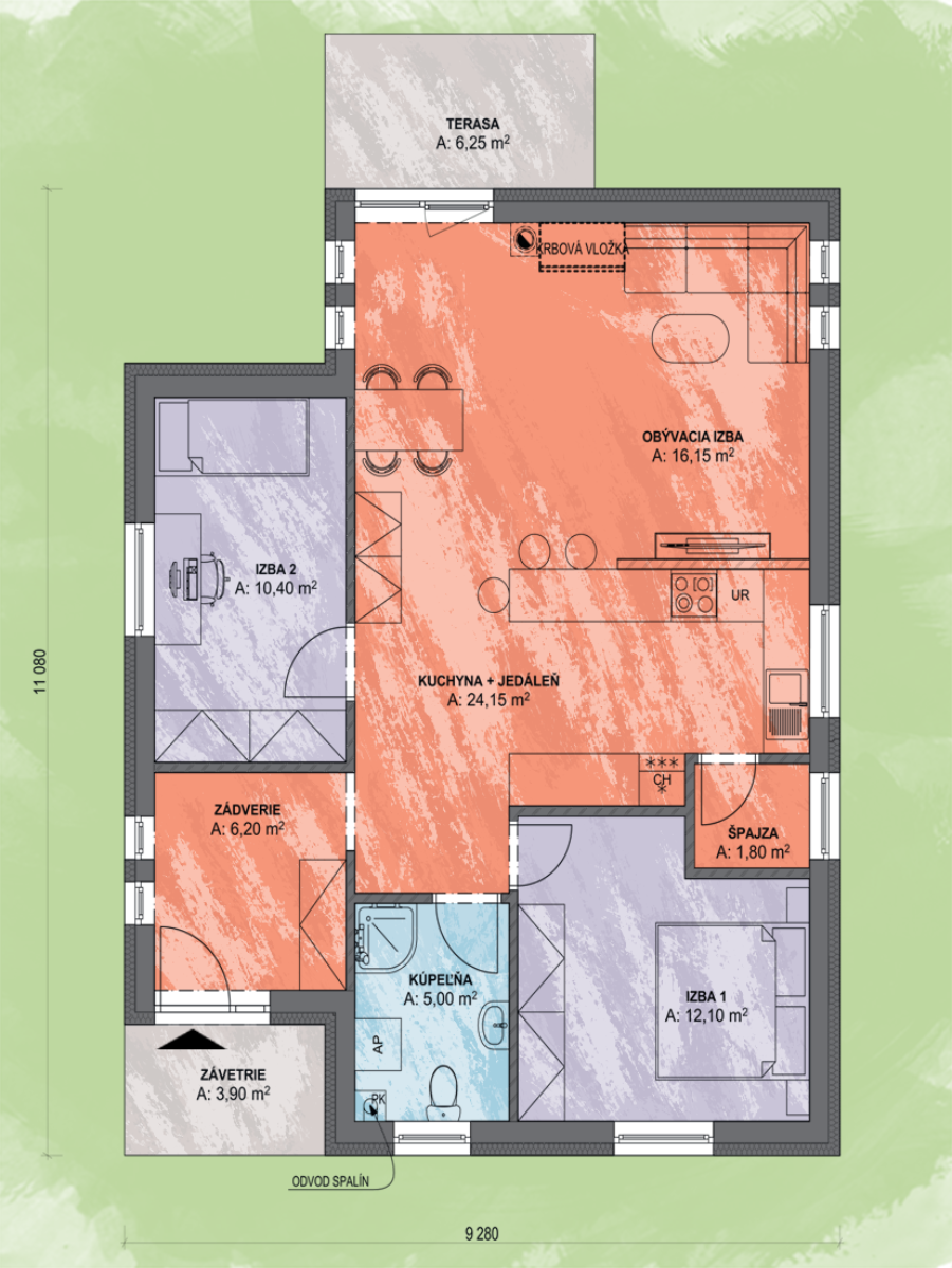 Bea 1 Design Podorys - BEA 1 | Familyhouse