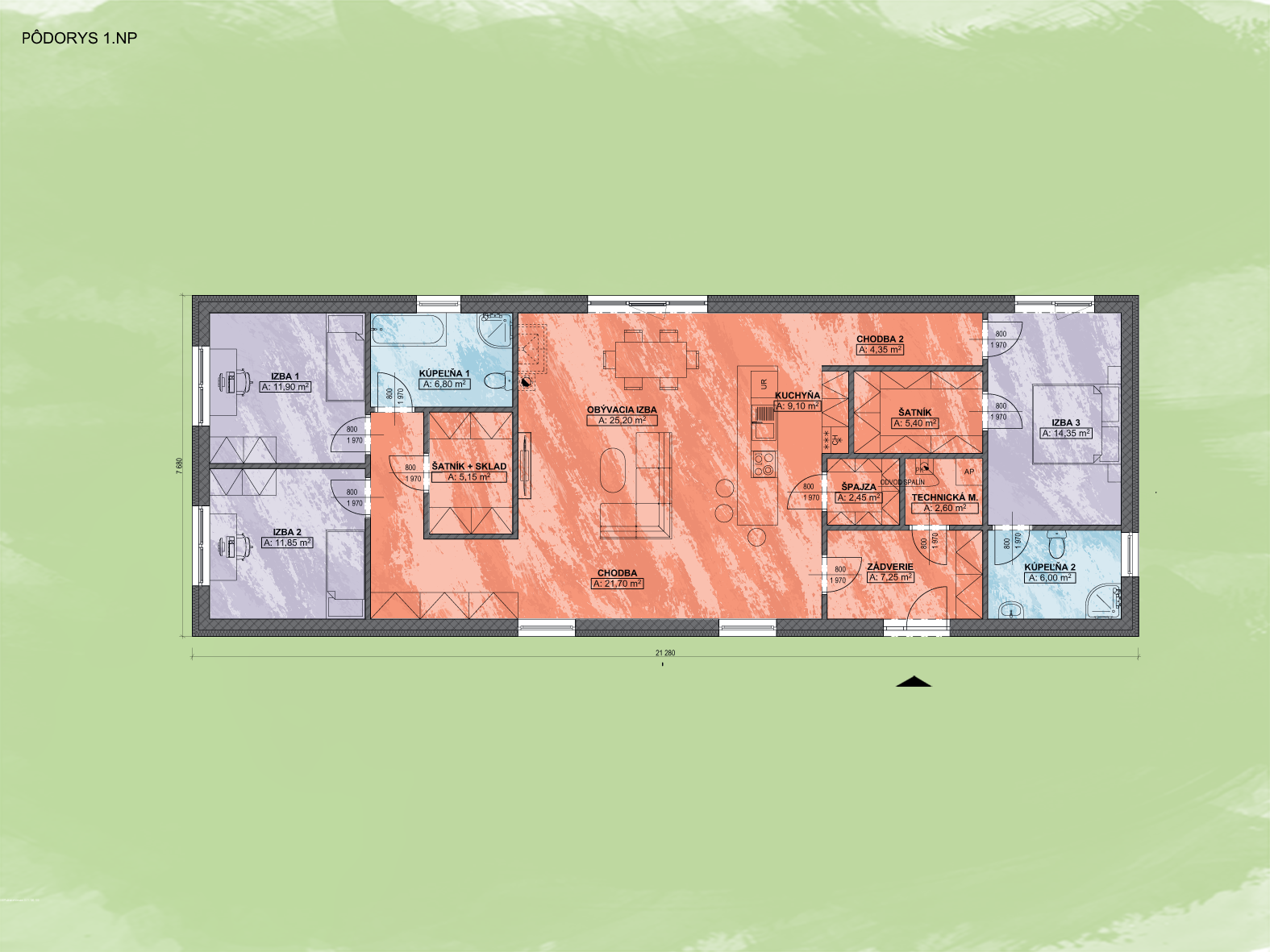 Emma 7 Design Podorys - EMMA 7 | Familyhouse