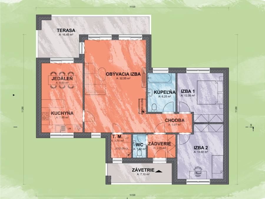 Nia 1 design podorys - NIA 1 | Familyhouse