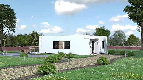 Bungalov Bea 5 front 1 - Bungalov BEA 5 | Familyhouse