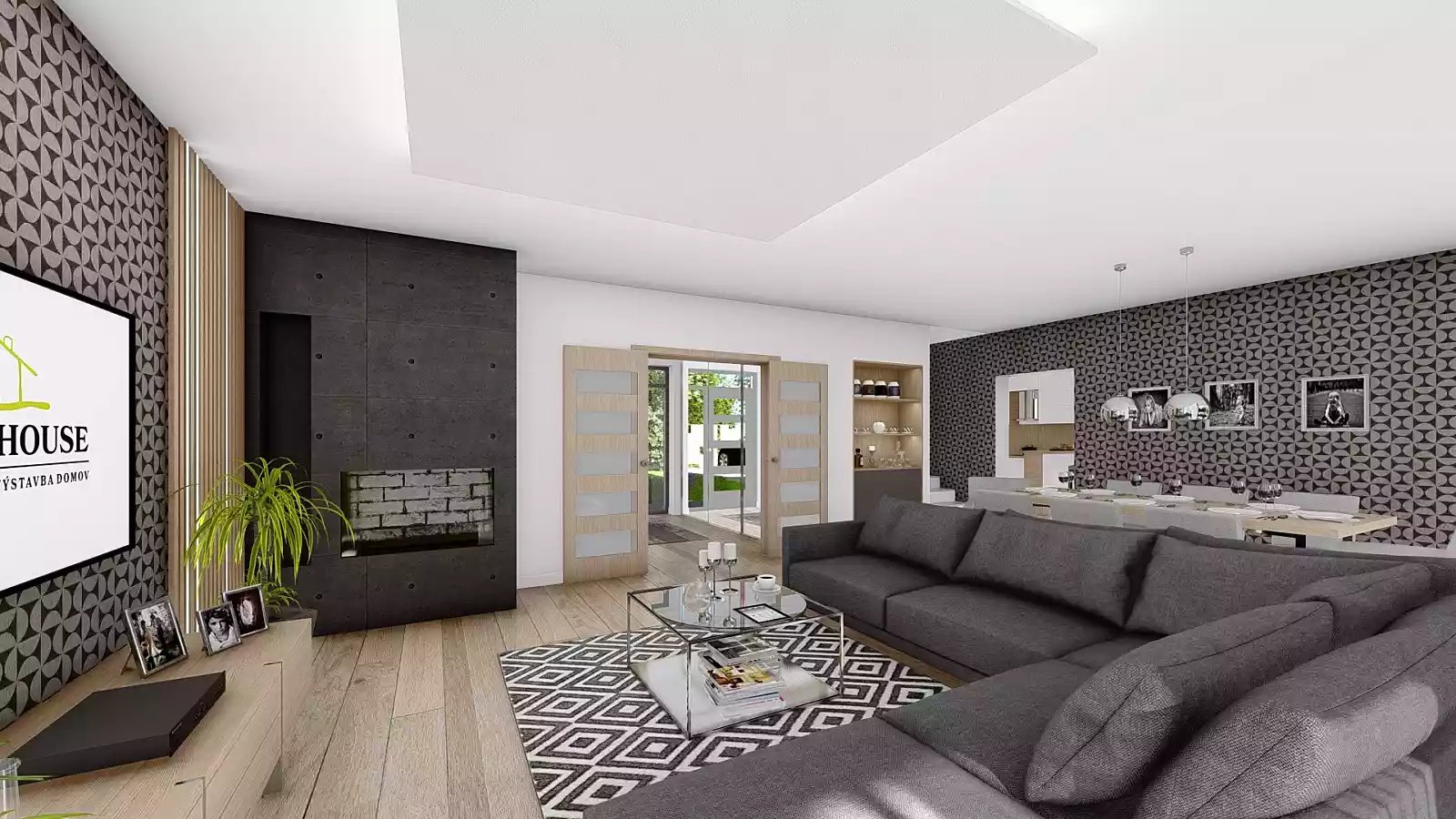 Prehliadka Projekt domu PETRA 2 | FAMILY HOUSE SK